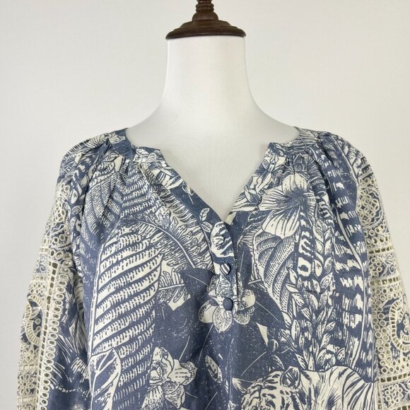 $455 NOWT See By Chloé Embroidery Floral Lace Top Blouse Size 40 - Picture 4 of 12